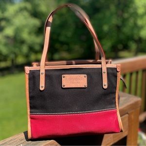 Kate Spqde Canvas Handbag with zipper
